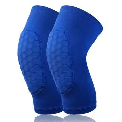 Breathable Compression Knee Sleeves with Honeycomb Support - Adjustable Fit - Allen-Fitness
