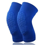 Breathable Compression Knee Sleeves with Honeycomb Support - Adjustable Fit - Allen-Fitness