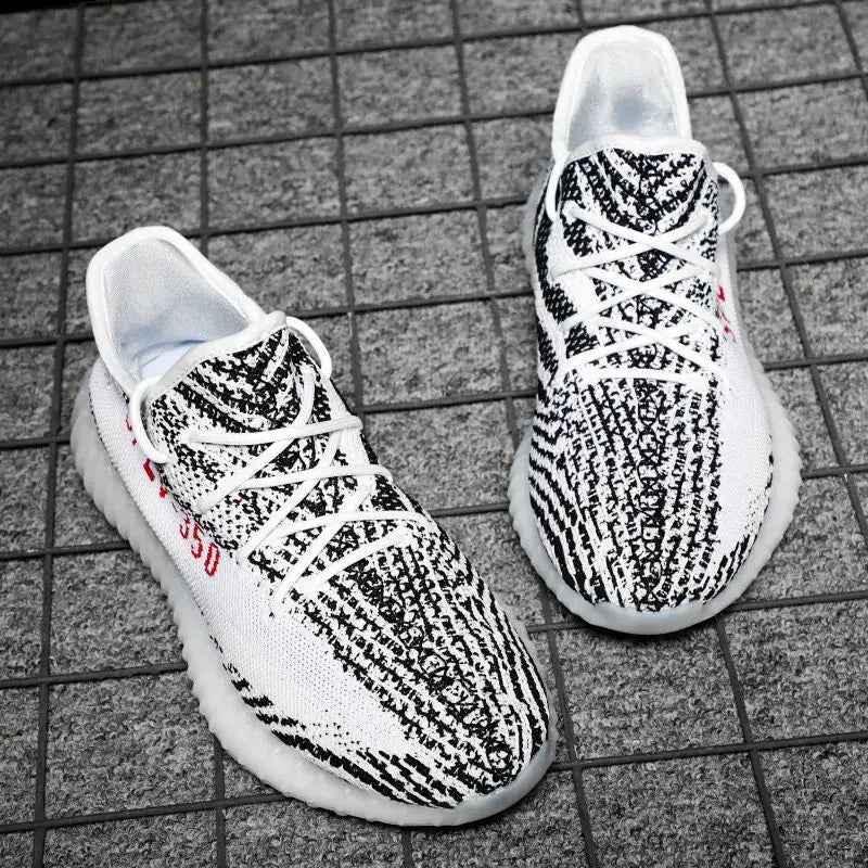 Breathable Running Shoes with Reflective Knit Upper and E-TPU Sole - Allen-Fitness