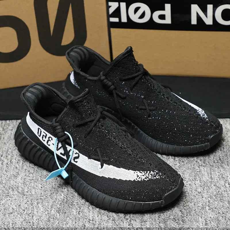 Breathable Running Shoes with Reflective Knit Upper and E-TPU Sole - Allen-Fitness