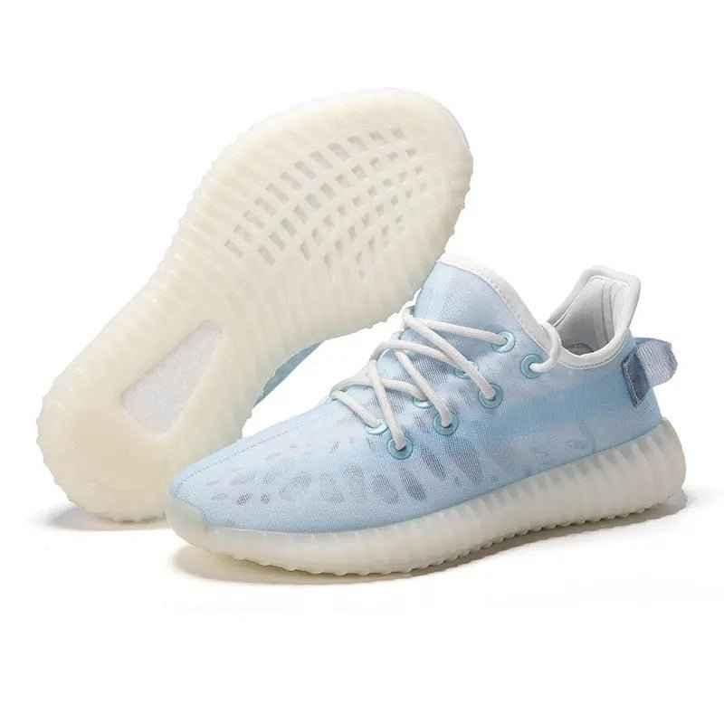 Breathable Running Shoes with Reflective Knit Upper and E-TPU Sole - Allen-Fitness