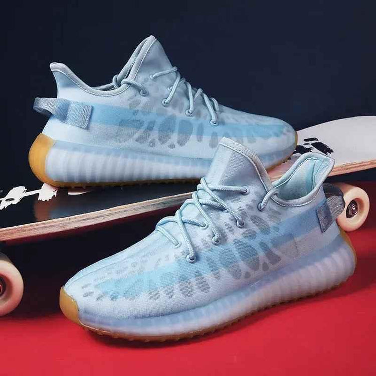 Breathable Running Shoes with Reflective Knit Upper and E-TPU Sole - Allen-Fitness