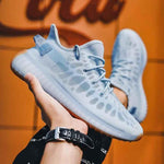 Breathable Running Shoes with Reflective Knit Upper and E-TPU Sole - Allen-Fitness