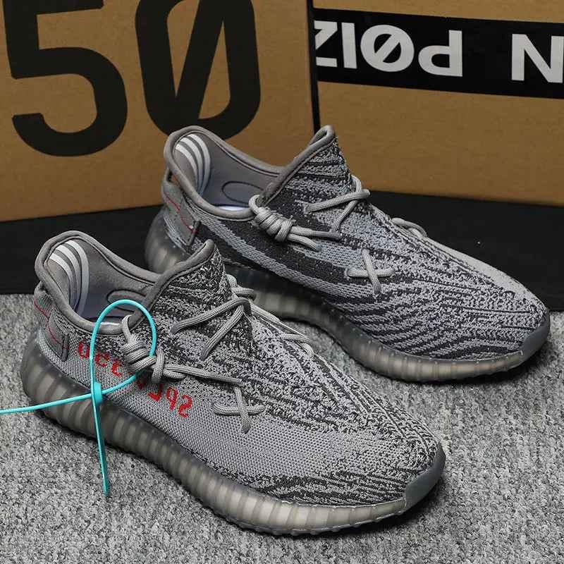 Breathable Running Shoes with Reflective Knit Upper and E-TPU Sole - Allen-Fitness