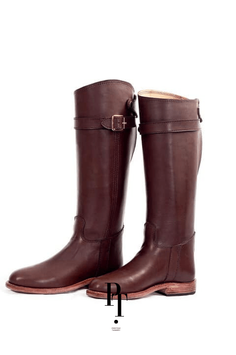 Brown Riding Boots For Man - Allen - Fitness