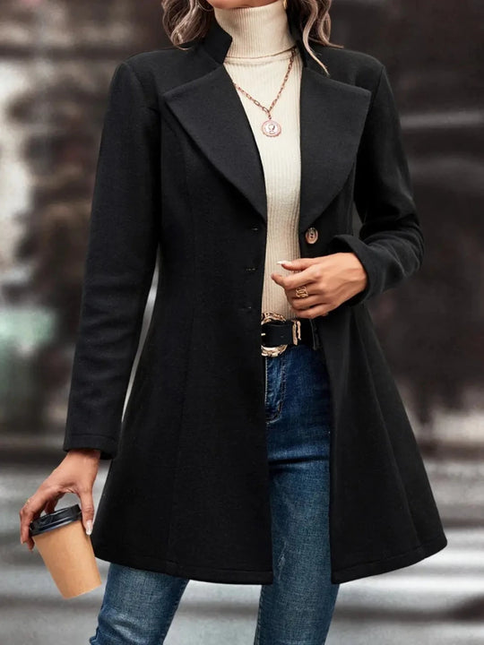 Button Up Longline Coat For Women UK - Allen Fitness | Running Shoes, Leggings &amp; Activewear UK