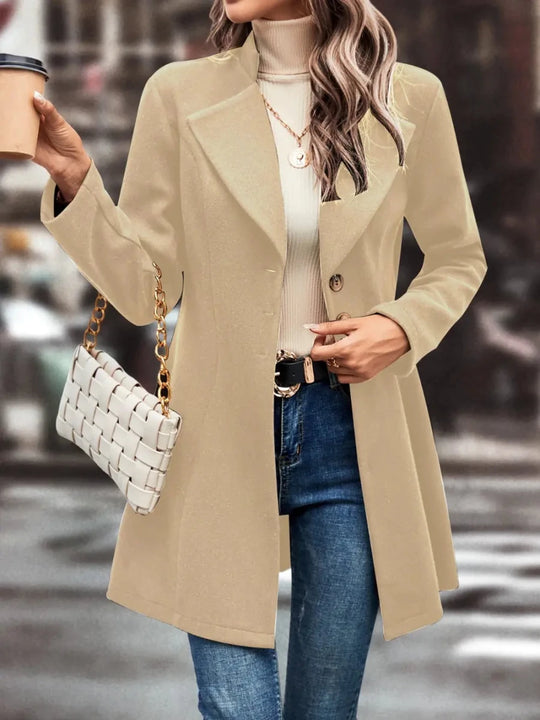 Button Up Longline Coat For Women UK - Allen Fitness | Running Shoes, Leggings &amp; Activewear UK