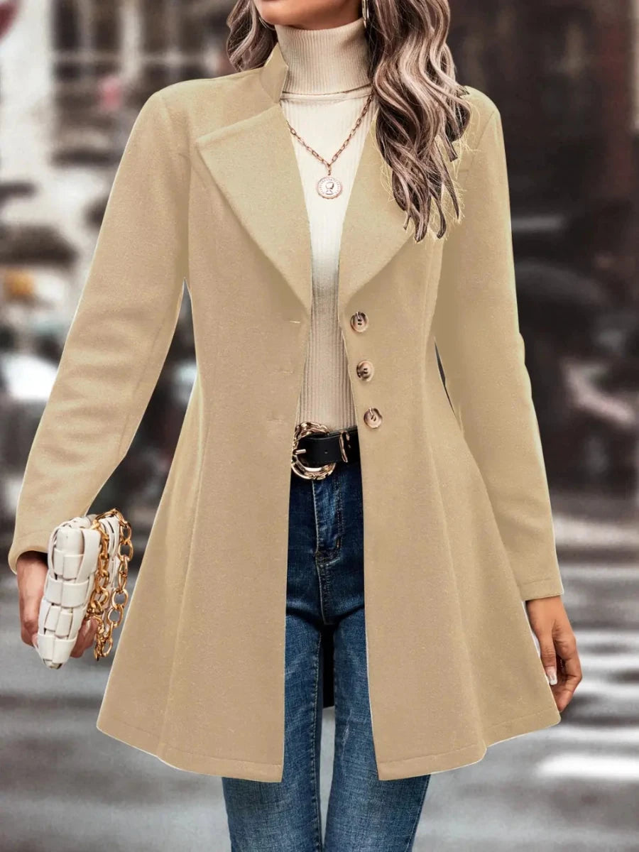 Button Up Longline Coat For Women UK - Allen Fitness | Running Shoes, Leggings &amp; Activewear UK