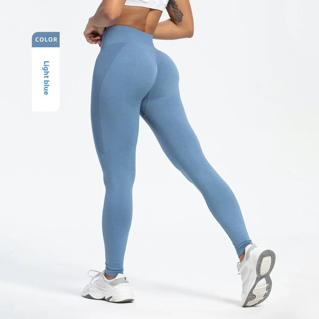 European And American Sports Seamless Hip Raise Yoga Pants Women - Allen-Fitness