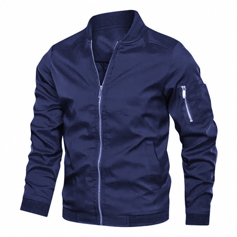 Casual ordinary hooded zipper youth men&