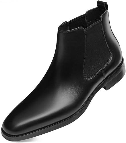 Chelsea Boots For Men - Premium Cow Leather, Sleek Design, Easy Slip - On Style - Allen - Fitness
