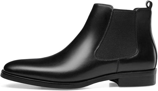 Chelsea Boots For Men - Premium Cow Leather, Sleek Design, Easy Slip - On Style - Allen - Fitness