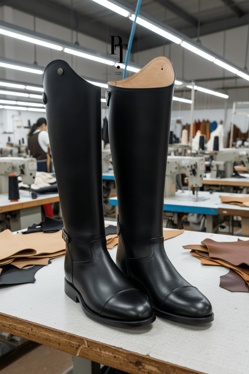 Classic English Riding Boots - Premium Leather, Perfect Fit & Optional Initials - Allen - Fitness