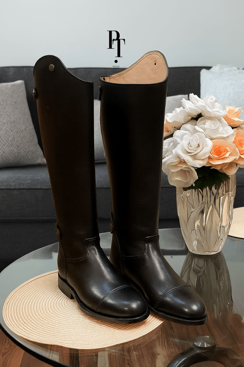 Classic English Riding Boots - Premium Leather, Perfect Fit & Optional Initials - Allen - Fitness