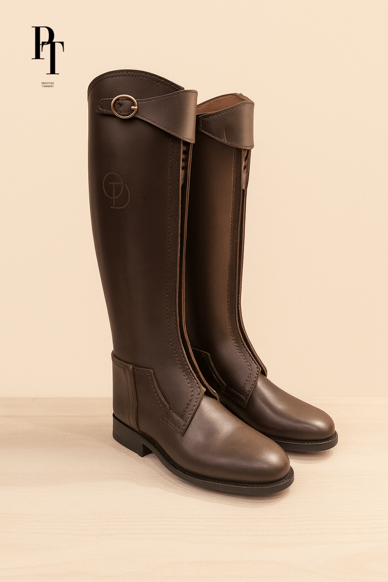Classic Leather Equestrian Boots for Women – Handcrafted, Durable, Customizable Comfort - Allen - Fitness