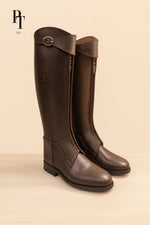 Classic Leather Equestrian Boots for Women – Handcrafted, Durable, Customizable Comfort - Allen-Fitness