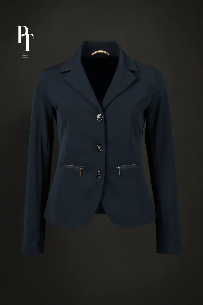 Classic Riding Jacket for Girls - Premium Italian Fabric, Tailored Fit, 3 Color Options - Allen-Fitness