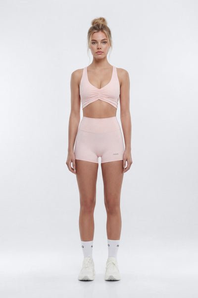 CloudForm™ Ruched Sports Bra - Beige