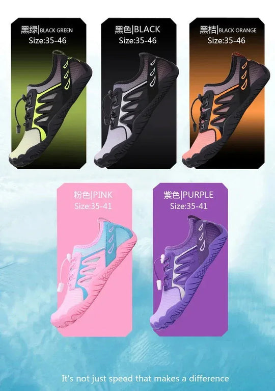 Comfortable Aqua Shoes For Men - Neoprene Indoor Outdoor Fitness Sneakers - Lightweight &amp; Breathable - Allen-Fitness