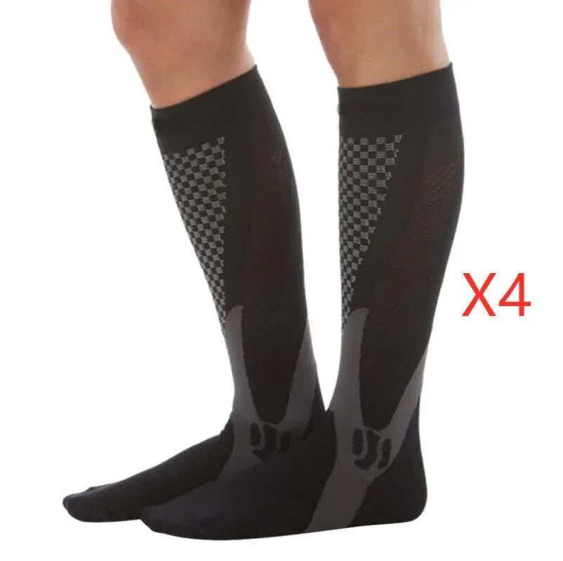 Compression Socks For Men &amp; Women Best Graduated Athletic Fit For Running Flight Travel Boost Stamina Circulation&amp;Recovery Socks - Allen-Fitness