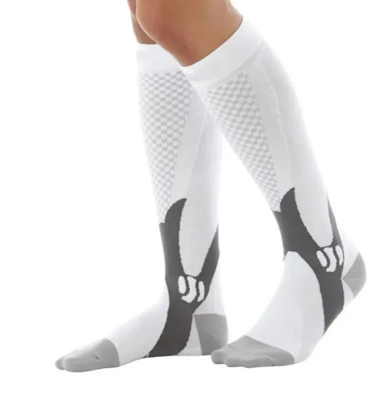 Compression Socks For Men & Women Best Graduated Athletic Fit For Running Flight Travel Boost Stamina Circulation&Recovery Socks - Allen-Fitness