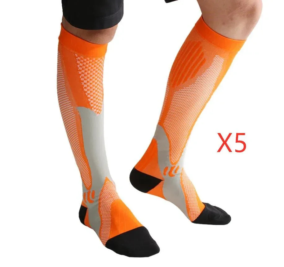 Compression Socks For Men &amp; Women Best Graduated Athletic Fit For Running Flight Travel Boost Stamina Circulation&amp;Recovery Socks - Allen-Fitness