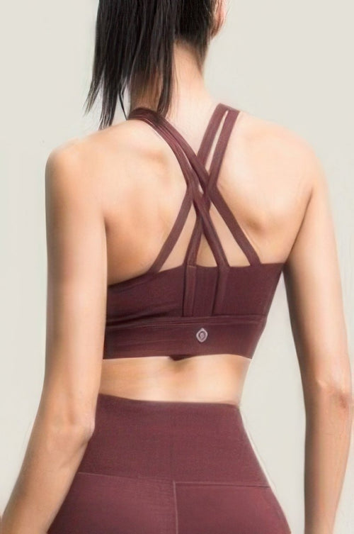Cross Back Sports Bra