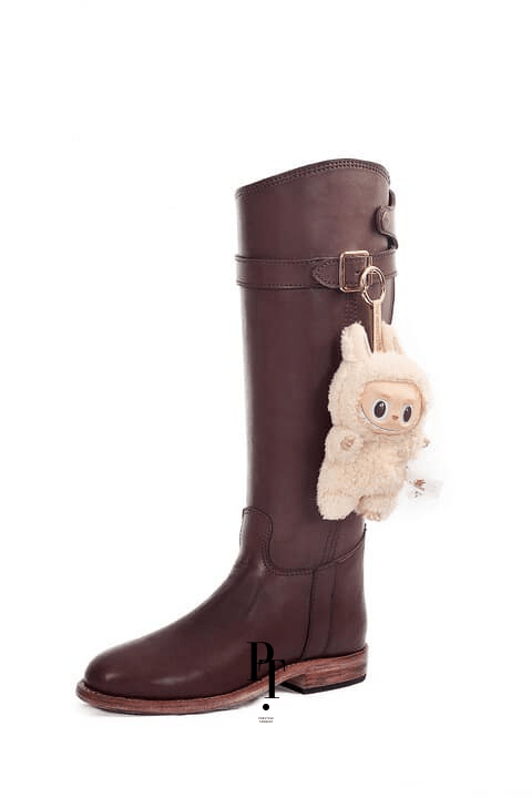 Customizable Brown Riding Boots For Women - Premium Leather Women's Riding Footwear - Allen - Fitness