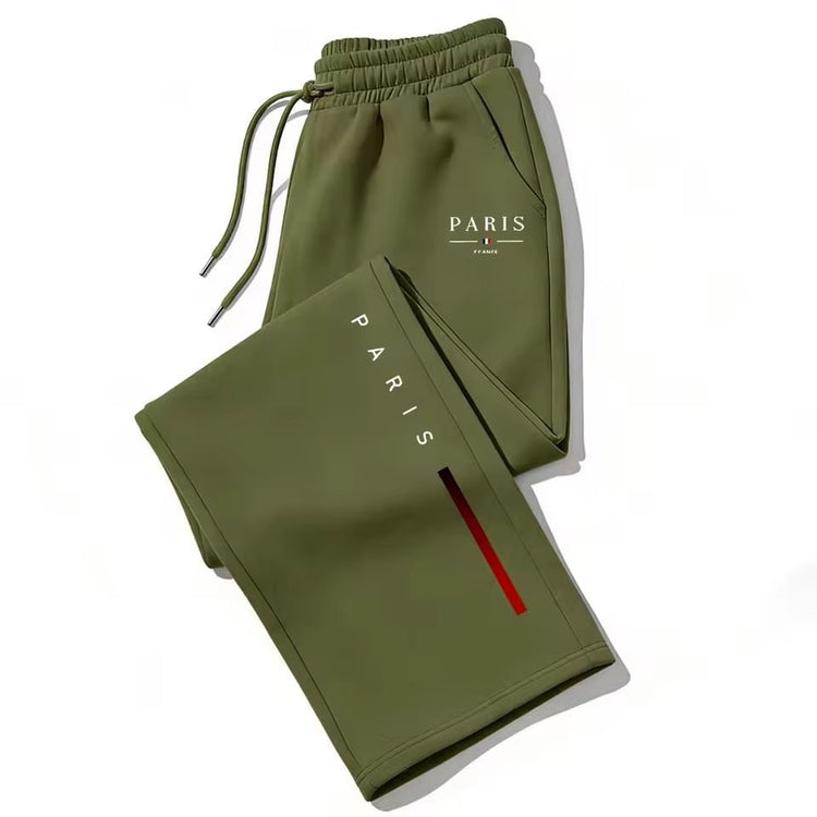 Dark Gothic Letter Print Loose Wide-leg Drawstring Unisex Sweatpants - Premium Fitness & Activewear