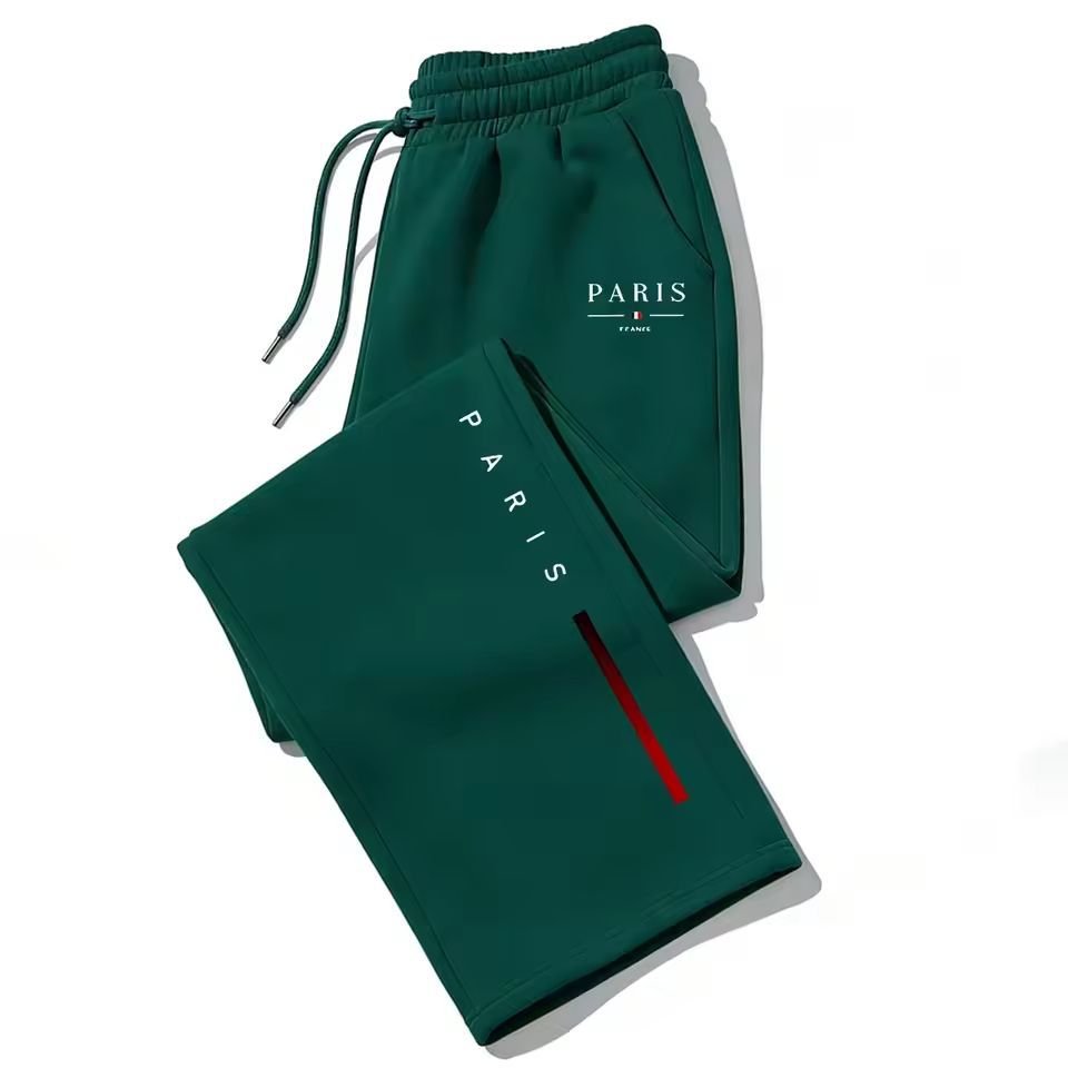Dark Gothic Letter Print Loose Wide-leg Drawstring Unisex Sweatpants - Premium Fitness & Activewear
