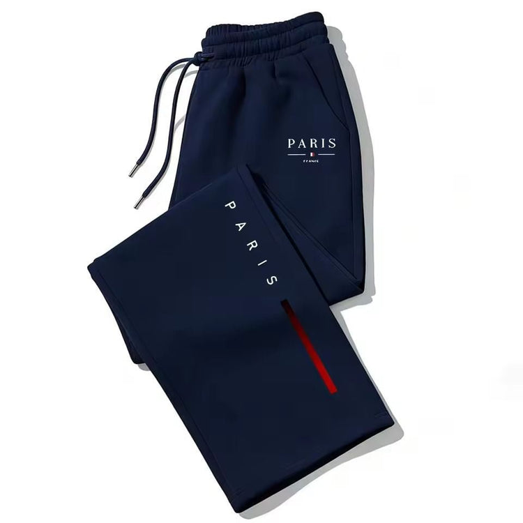 Dark Gothic Letter Print Loose Wide-leg Drawstring Unisex Sweatpants - Premium Fitness & Activewear