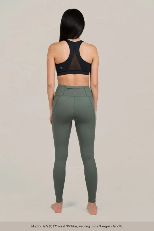 DC-Alana Athletica Restore High Rise Leggings - Sculpting, Soft, &amp; Moisture-Wicking Design - Allen-Fitness
