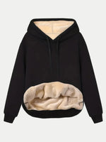 Drawstring Hoodie for Women - Long Sleeve with Kangaroo Pocket, Soft & Comfortable - Allen-Fitness