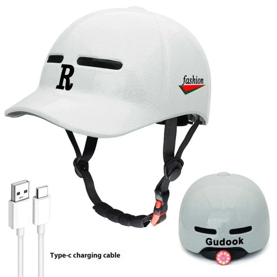 Unisex Cycling Helmet - Adult Commuter Bike Skateboard Safety Gear in 3 Colors, Size L (58-61cm) - Allen-Fitness