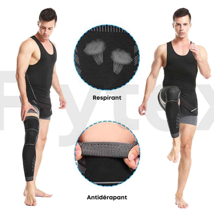 Flytex Compression Knee Sleeves - Increase Blood Flow and Reduce Fatigue - Allen-Fitness