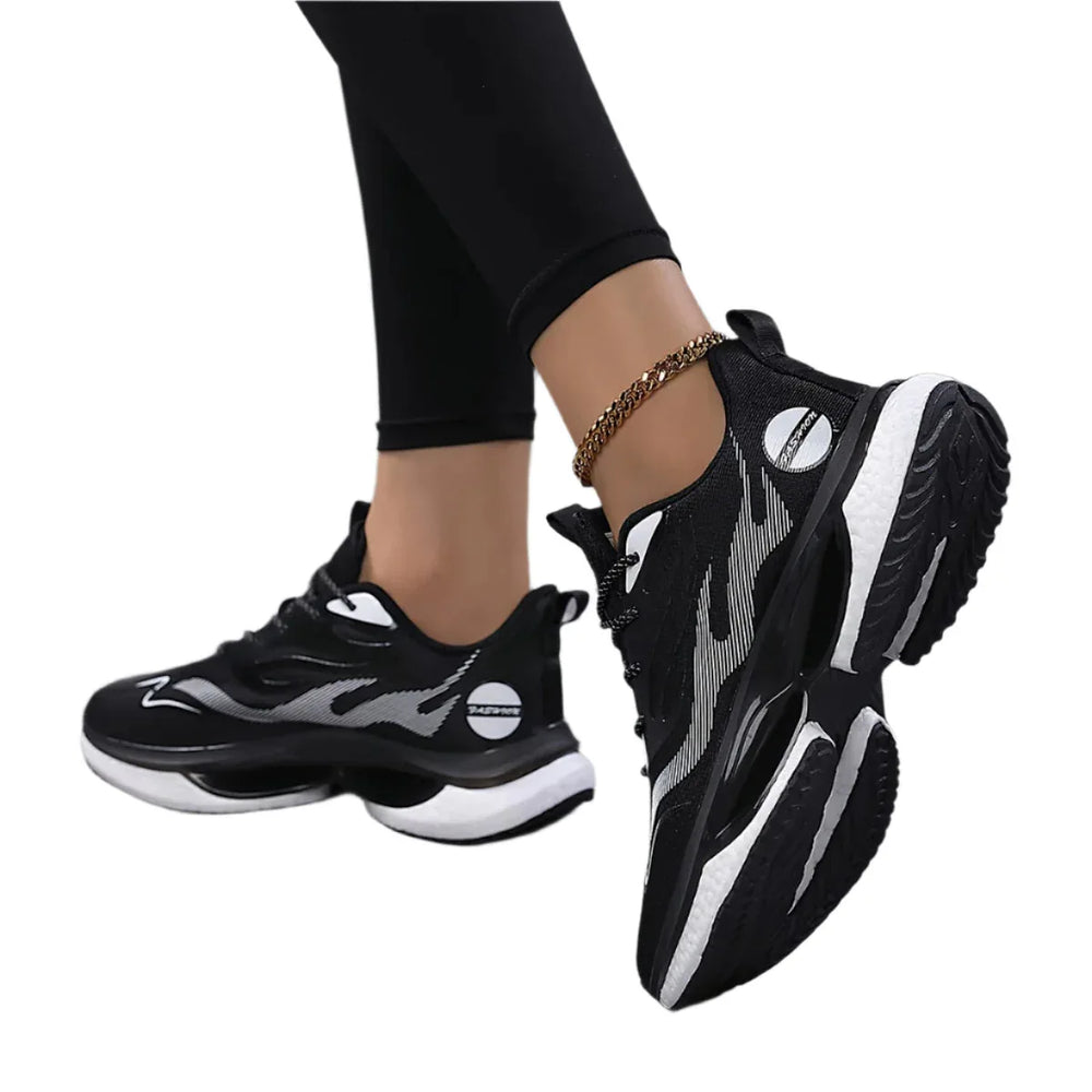 Breathable Mesh Low Top Casual Lace Up Comfortable Sneakers Unisex - Allen-Fitness