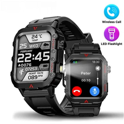 Smart Watch Bluetooth Calling Outdoor Sports - gray variant highlighting heart rate monitoring and step counting functionalities.
