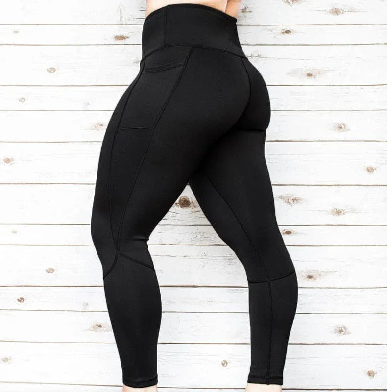 Stylish and Comfortable Women's High Waist Leggings - Allen-Fitness