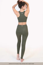 Eco-Friendly Leggings: Hi-Rise, Breathable, Compression Fit with Anti-Bacterial Protection - Allen-Fitness