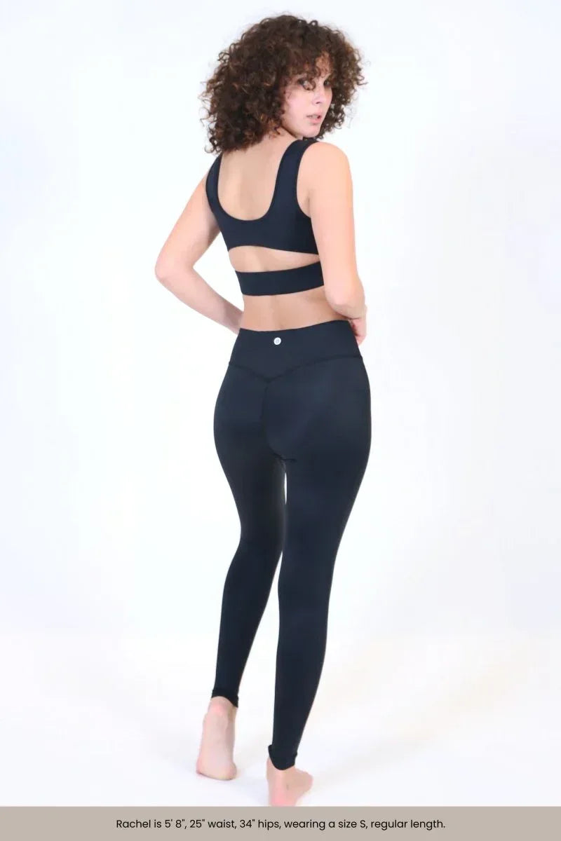 Eco-Friendly Leggings: Hi-Rise, Breathable, Compression Fit with Anti-Bacterial Protection - Allen-Fitness