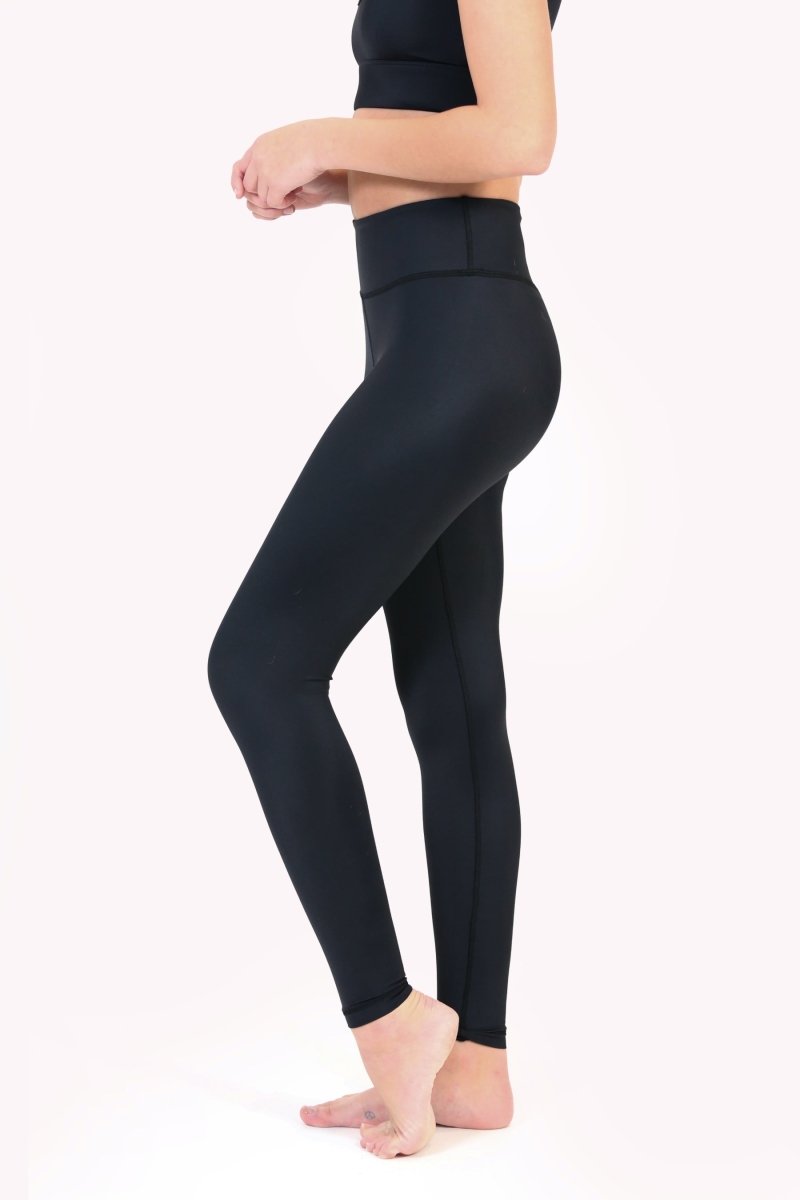 Eco - Friendly Leggings: Hi - Rise, Breathable, Compression Fit with Anti - Bacterial Protection - Allen - Fitness