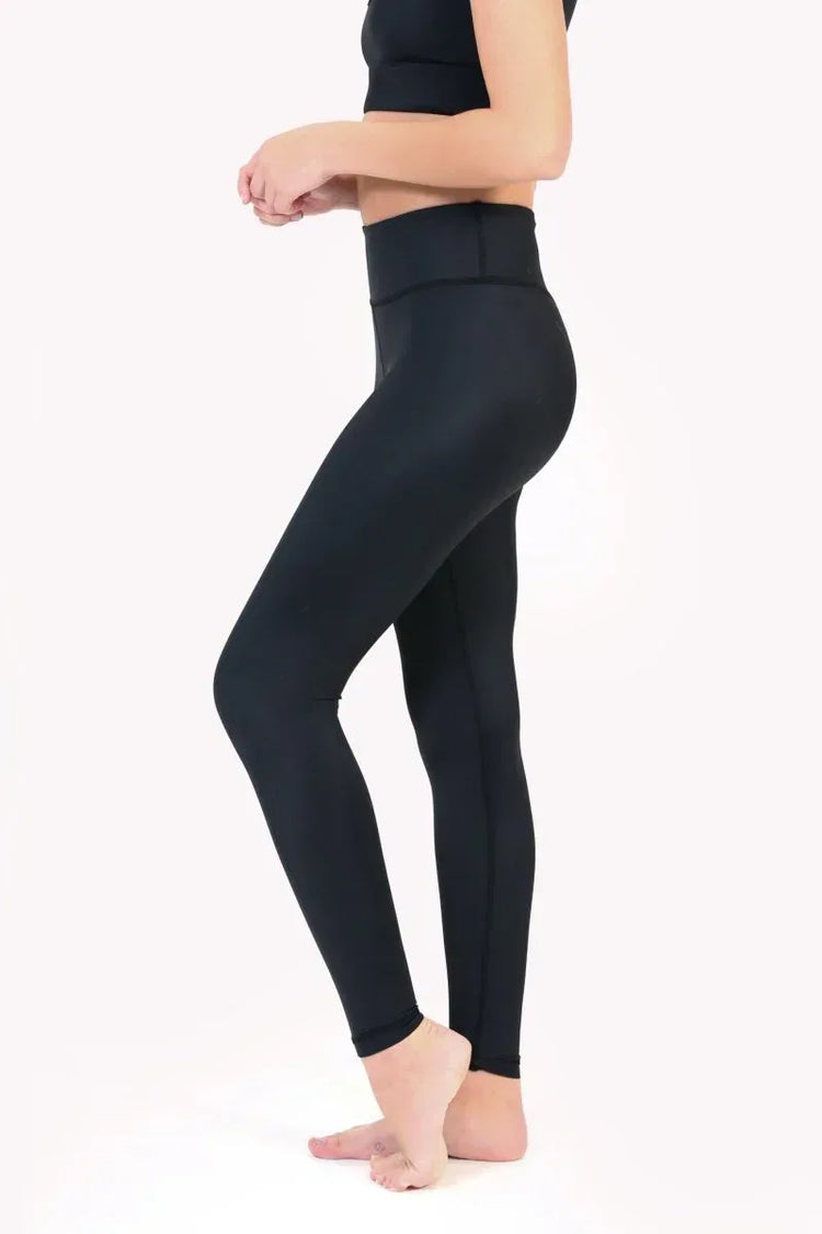 Eco-Friendly Leggings: Hi-Rise, Breathable, Compression Fit with Anti-Bacterial Protection - Allen-Fitness