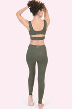 Eco-Friendly Leggings: Hi-Rise, Breathable, Compression Fit with Anti-Bacterial Protection - Allen-Fitness