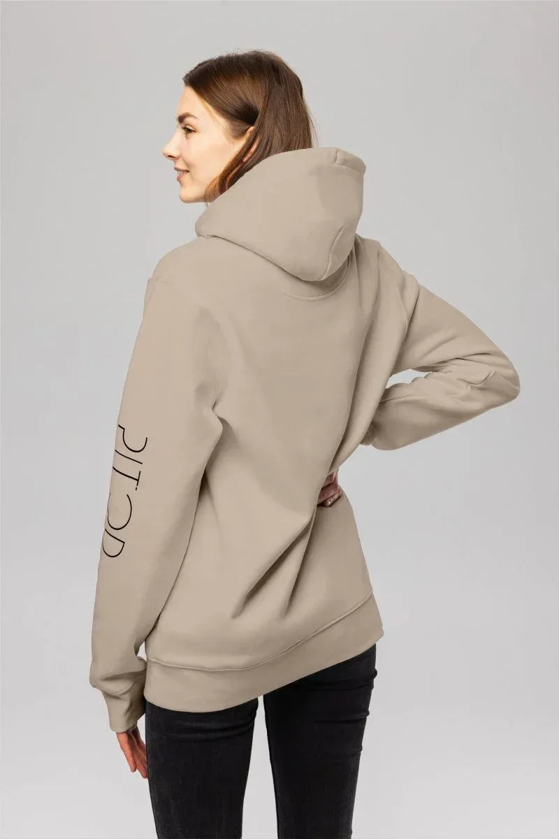 Eco-Friendly Pitod Sleeve Hoodie - 100% Organic Cotton, Double-Layered Hood, Stylish Design - Allen-Fitness