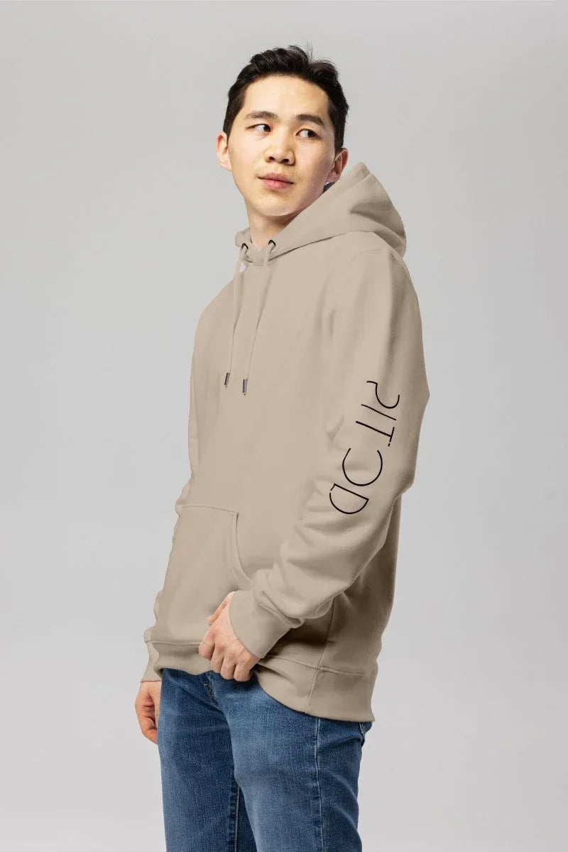 Eco-Friendly Pitod Sleeve Hoodie - 100% Organic Cotton, Double-Layered Hood, Stylish Design - Allen-Fitness