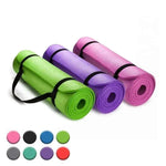 Eco-Friendly Portable Yoga Mat - Custom Logo, Durable NBR Material, Ideal for Yoga/Pilates - Allen-Fitness