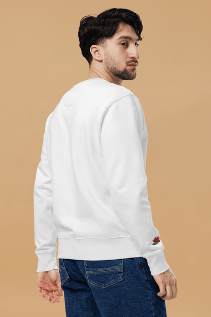 Eco - Friendly Sweatshirt: Water Lily Design for Sustainable Fashion & Rainforest Conservation - Allen - Fitness