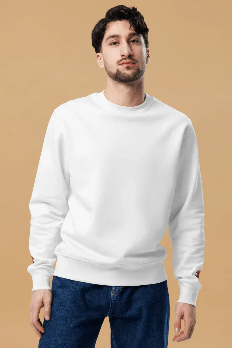 Eco-Friendly Sweatshirt Featuring Water Lily Design for Rainforest Conservation - Allen-Fitness