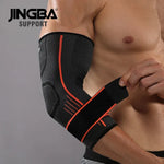 Nylon Spandex Arm Support Compression Sleeve for Tennis Elbow Pain Relief and Comfort - Allen-Fitness