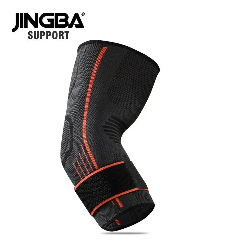 Nylon Spandex Arm Support Compression Sleeve for Tennis Elbow Pain Relief and Comfort - Allen-Fitness